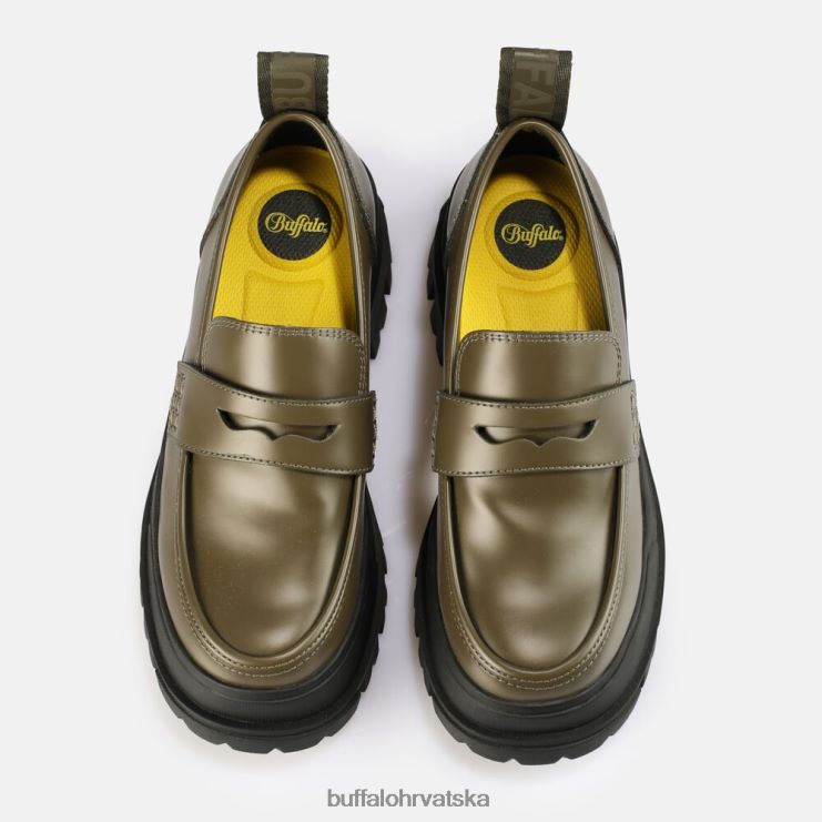 kaki Buffalo aspha loafer vegan |mokasinke TDD6T241